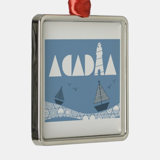 Acadia Metalen Ornament (Rechts)