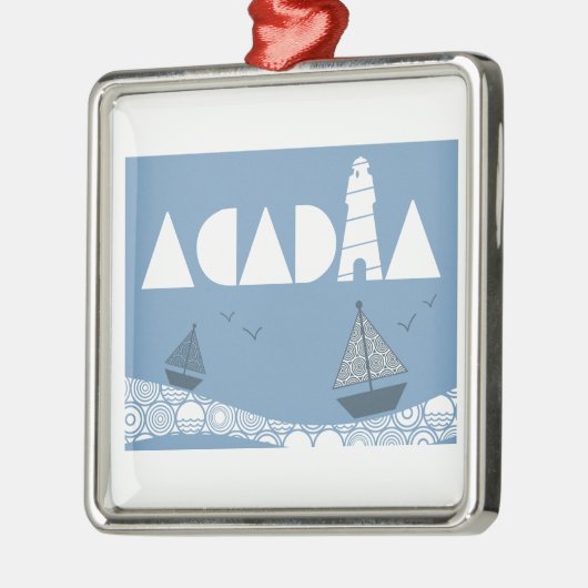 Acadia Metalen Ornament (Links)