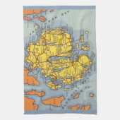 Acadia - Mt Woestijneiland Theedoek (Verticaal)