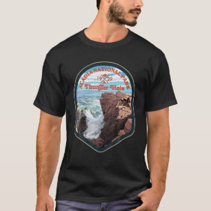Acadia Nation Park Thunder Hole Hiking 1929 T-shirt