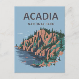 Acadia Nationaal Park Cadillac Mountain Briefkaart