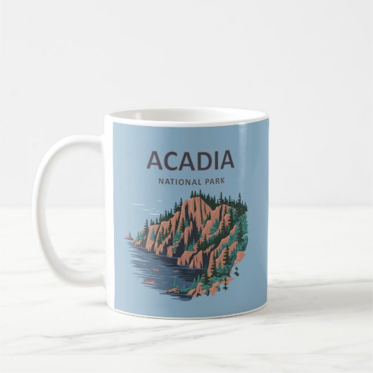 Acadia Nationaal Park Cadillac Mountain Koffiemok (Links)