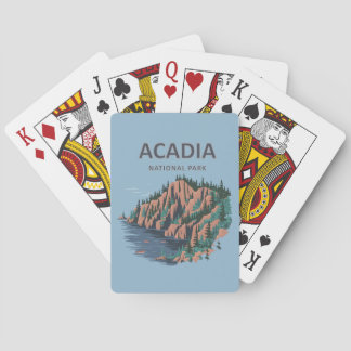 Acadia Nationaal Park Cadillac Mountain Pokerkaarten