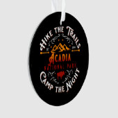 ACADIA NATIONAAL PARK HEEFT DE AANHANGWAGENS GEDUR ORNAMENT (voorkant)