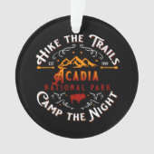 ACADIA NATIONAAL PARK HEEFT DE AANHANGWAGENS GEDUR ORNAMENT (voorkant)