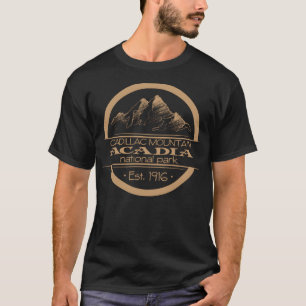 Acadia Nationaal Park Main Souvenir - Cadillac Mou T-shirt