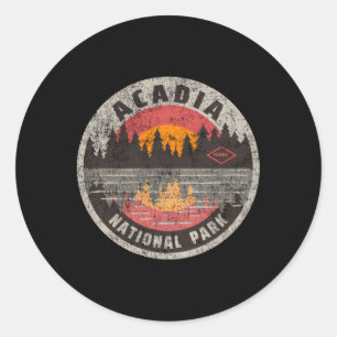 Acadia Nationaal Park Maine Camg Wandelen Ronde Sticker