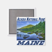 Acadia Nationaal Park - Maine Magnet (Voorkant / Achterkant)
