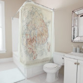 Acadia National Park and Vicinity  Map Douchegordijn (In situ)