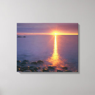 Acadia National Park   Atlantische Oceaan Maine Canvas Afdruk