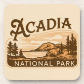 Acadia National Park Bar Harbor Bier Onderzetter (Voorkant)