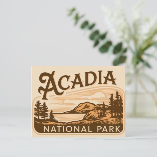  Acadia National Park Bar Harbor Feestdagenkaart (Staand voorkant)