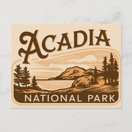  Acadia National Park Bar Harbor Feestdagenkaart (Voorkant)