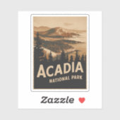 Acadia National Park Bar Harbor kunst Sticker (Vel)