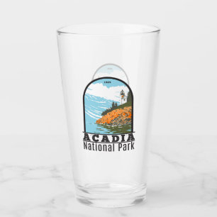 Acadia National Park Bar Harbor Lighthouse Glas