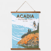 Acadia National Park Bar Harbor Lighthouse Hangend Wandkleed (Voorkant)