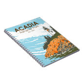 Acadia National Park Bar Harbor Lighthouse Notitieboek (Rechterzijde)