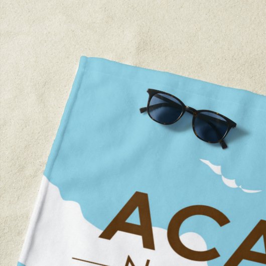 Acadia National Park Bar Harbor Lighthouse Strandlaken (In situ)