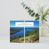 Acadia National Park Bar Harbor Maine Briefkaart (Staand voorkant)