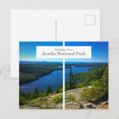 Acadia National Park Bar Harbor Maine Briefkaart (Voorkant / Achterkant)