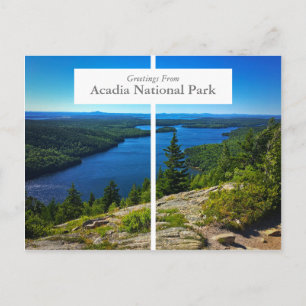 Acadia National Park Bar Harbor Maine Briefkaart