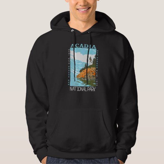 Acadia National Park Bar Harbor Maine  Hoodie (Voorkant)