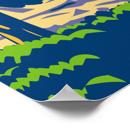 Acadia National Park Bar Harbor Ocean Path Poster (Hoek)