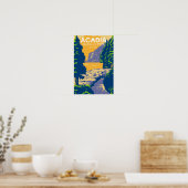 Acadia National Park Bar Harbor Ocean Path Poster (Keuken)