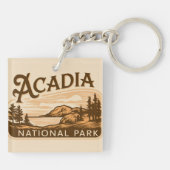  Acadia National Park Bar Harbor Sleutelhanger (Achterkant)