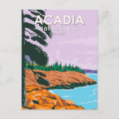 Acadia National Park Bar Harbour  Briefkaart (Voorkant)