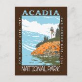 Acadia National Park Bar Harbour Lighthouse Briefkaart (Voorkant)