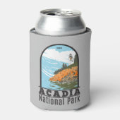 Acadia National Park Bar Harbour Lighthouse Maine Blikjeskoeler (Blikje Voorkant)