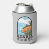 Acadia National Park Bar Harbour Lighthouse Maine Blikjeskoeler (Blikje Achterkant)