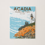 Acadia National Park Bar Harbour Lighthouse Maine Legpuzzel<br><div class="desc">Acadia vectorkunstwerk ontwerp. Acadia National Park ligt voornamelijk op Maine's Mount Desert Island. Het landschap wordt gekenmerkt door bos,  rotsen en granietpieken met gletsjer,  zoals het Cadillac-gebergte.</div>