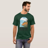 Acadia National Park Bar Harbour Lighthouse Maine T-shirt (Voorkant volledig)