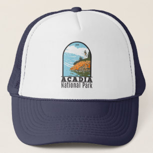 Acadia National Park Bar Harbour Lighthouse Maine Trucker Pet