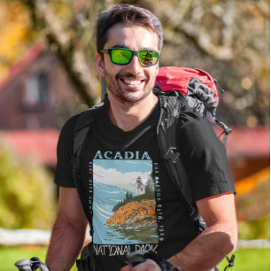 Acadia National Park Bar Harbour Lighthouse  T-shirt