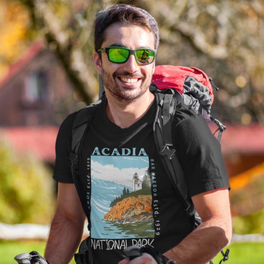 Acadia National Park Bar Harbour Lighthouse  T-shirt