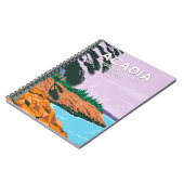 Acadia National Park Bar Harbour  Notitieboek (Linkerzijde)