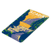 Acadia National Park Bar Harbour Ocean Path Maine Magneet (Linkerzijde)