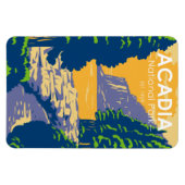 Acadia National Park Bar Harbour Ocean Path Maine Magneet (Horizontaal)