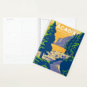 Acadia National Park Bar Harbour Ocean Path Maine Planner (Display)