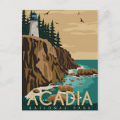  Acadia National Park Bar Harbour vuurtoren Briefkaart (Voorkant)
