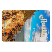 Acadia National Park Bar Harbour Waterverf Magneet (Horizontaal)