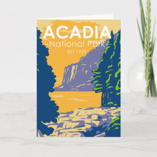 Acadia National Park Bar Kaart