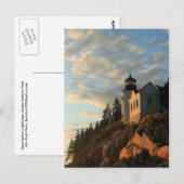 Acadia National Park Bass Harbor Lighthouse Briefkaart (Voorkant / Achterkant)