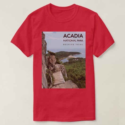 Acadia National Park Beehive T-shirt (Design voorkant)