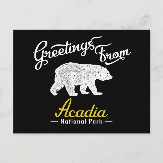 Acadia National Park Beer Briefkaart (Voorkant)