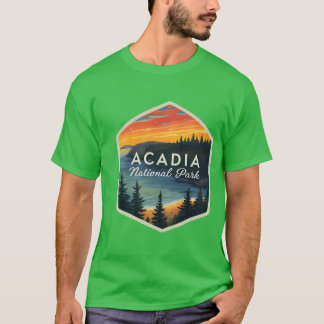 Acadia National Park bij zonsondergang T-shirt