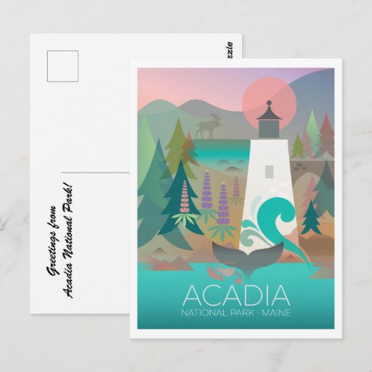 Acadia National Park Briefkaart (Voorkant / Achterkant)